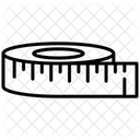 Massband Nahband Messung Symbol