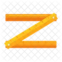 Zollstock Massband Messhahn Symbol