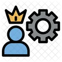 Master Crown Education Icon