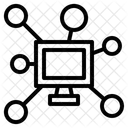 Cryptocurrency Blockchain Network Icon