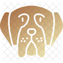 Mastiff Dog Portrait Icon