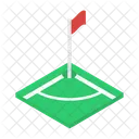 Mât de drapeau  Icône