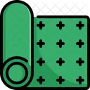 Yoga Mat Fitness Icon