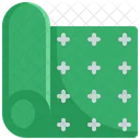 Yoga Mat Fitness Icon