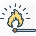 Match Matchstick Fire Icon