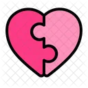 Match Heart Puzzle Icon