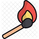 Match Matchstick Flame Icon