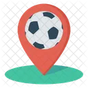 Pin Location Soccer Icon