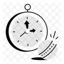 Cricket Time Match Time Match Stopwatch Icon