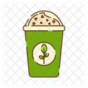 Matcha chocolate chip ice  Icon