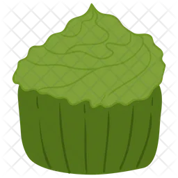 Matcha cupcake  Icon