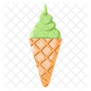 Matcha Ice Cream Ice Cream Dessert Icon