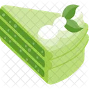 Matcha Cake Dessert Icon