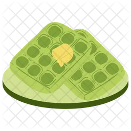 Matcha waffle  Icon