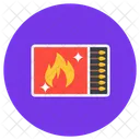 Matchstick Matchbox Fire Stick Icon