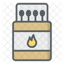 Matchbox Matchstick Burn Icon