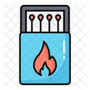 Matchbox Flame Fire Icon