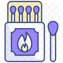 Matchbox Flame Fire Icon