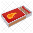 Matchbox Match Stick Fire Stick Icon