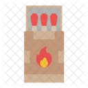 Fire Flame Matchbox Icon