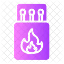 Matches Flame Matchstick Icon