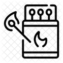 Matches Wood Stick Icon