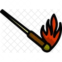 Smoke Matchstick Light Icon