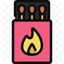 Matchsticks Matchbox Ablaze Icon