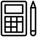 Matematica Simbolos Matematicos Contabilidade Ícone