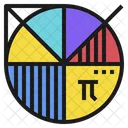 Matematica Torta Grafico Ícone