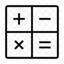 Matematica Contabilidade Calcular Ícone