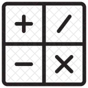 Matematica Calculadora Calculo Ícone