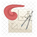 Geometria Matematica Geometria Calculadora Ícone