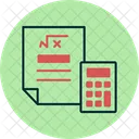 Matematicas Icono De Matematicas Algebra Icon