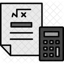 Matematicas Icono De Matematicas Algebra Icon