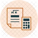 Matematicas Icono De Matematicas Algebra Icon