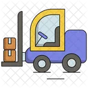 Materialhandhabung Logistikforderer Montagemaschine Symbol