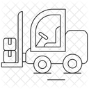 Materialhandhabung Logistikforderer Montagemaschine Symbol