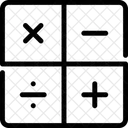 数学、数学的、計算 アイコン