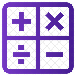 Math Icon - Download in Gradient Style