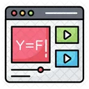Math Video Maths Icon