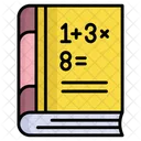 수학 책 교육 아이콘
