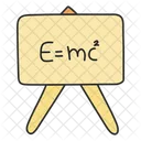 Math Class Borad Blackboard Icon
