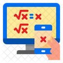 Math Class Online Learning Mobile Icon