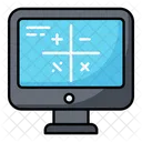 Math Course Math Formula Elearning Icon