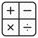 Math Calculation Subtraction Icon