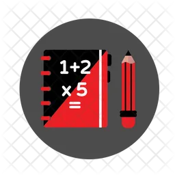 Math Note Book  Icon