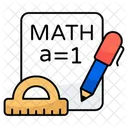 Math Paper Math Test Math Exam Icon