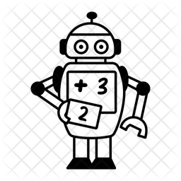 Math Robot  Icon