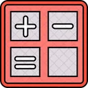 Calculation Maths Calculator Keys Icon